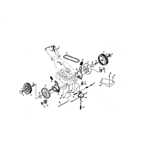 Wheels/Tires Diagram and Parts List for HSDSP2255A  American Yard Products Lawn Mower
